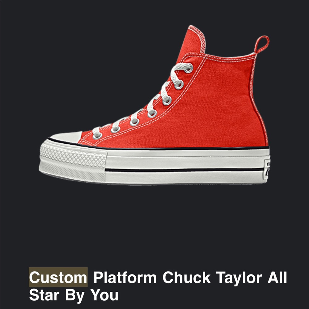 Custom Platform Chuck Taylor All Star By You